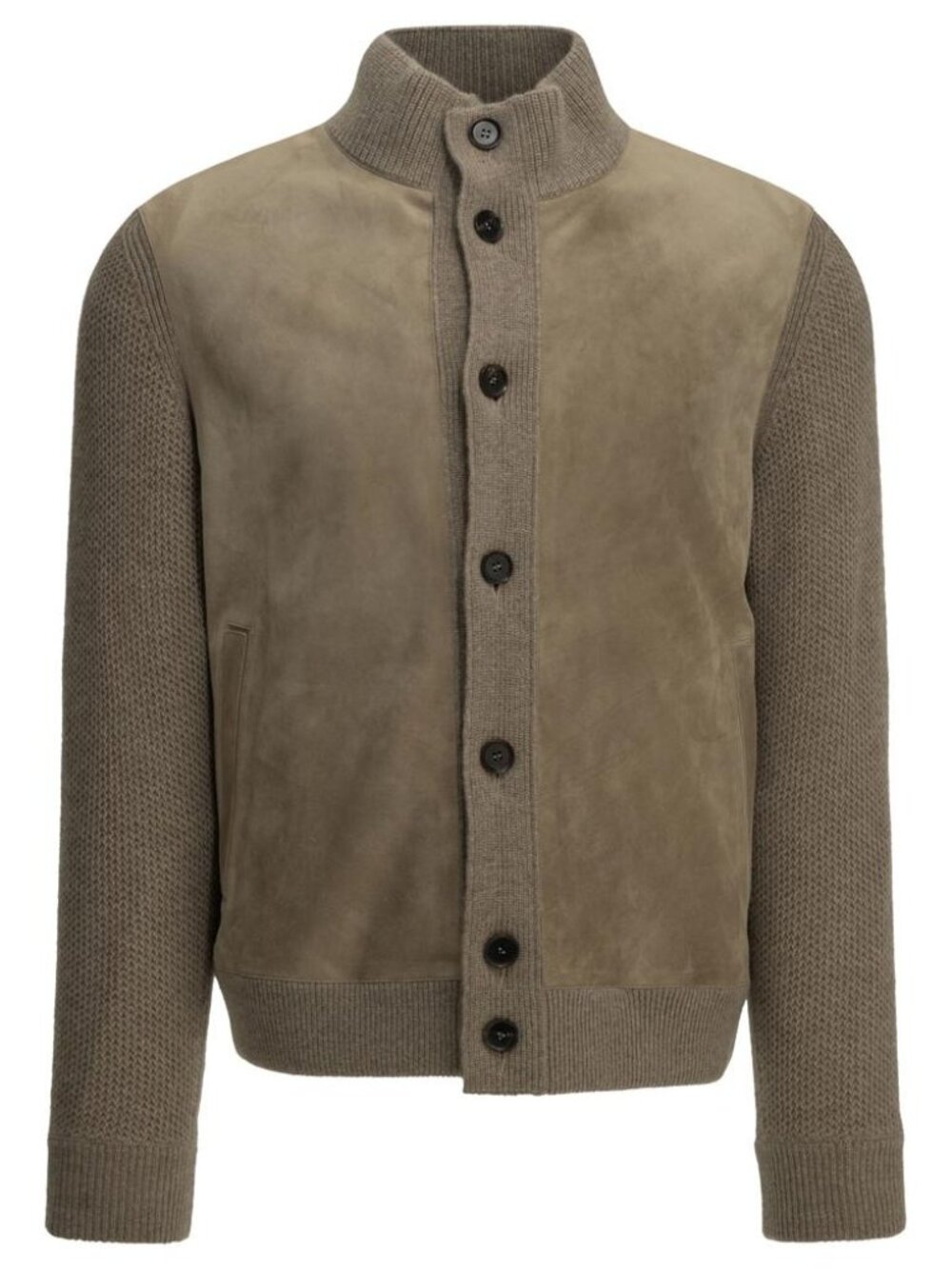Zegna Cashmere And Suede Overshirt Jacket Tag Size 50 Men
